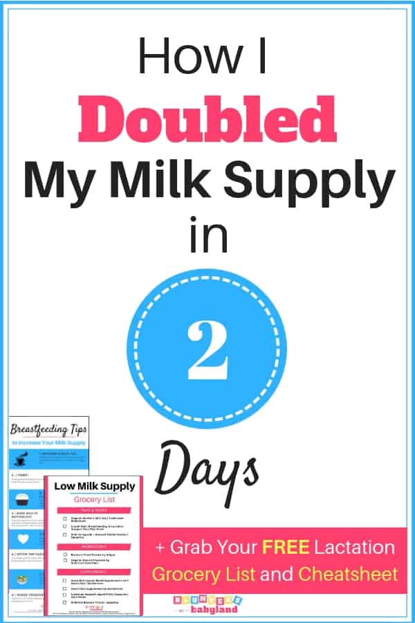 increase milk supply