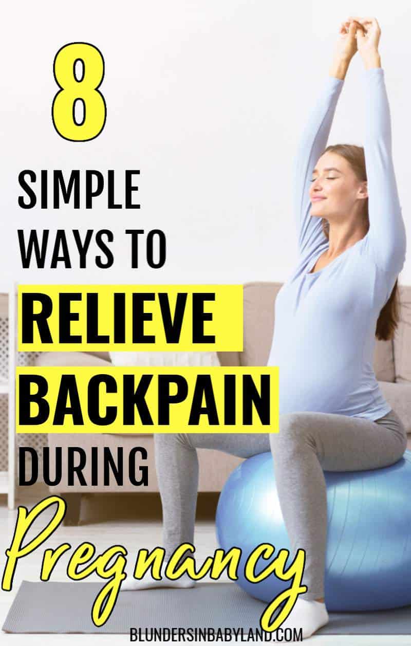 Relieve Back Pain During Pregnancy Pregnancy Lower Back Pain Relief 