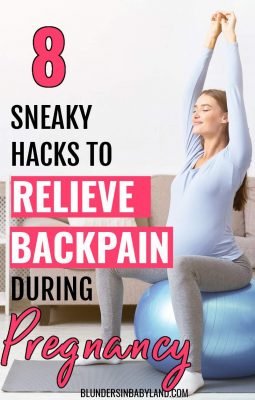 10 Sneaky Ways to Relieve Back Pain During Pregnancy