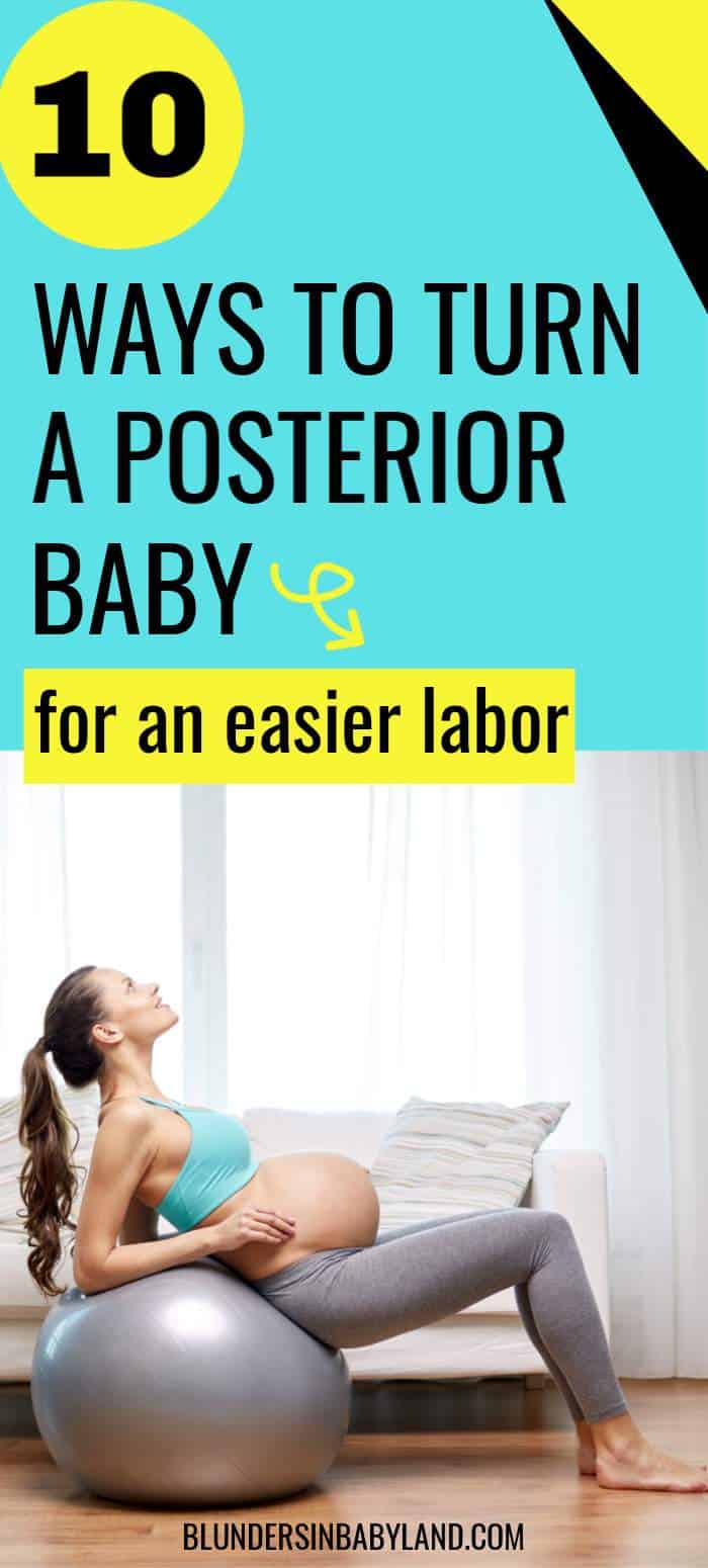 How to Turn a Posterior Baby - Flip a Posterior Baby for Labor