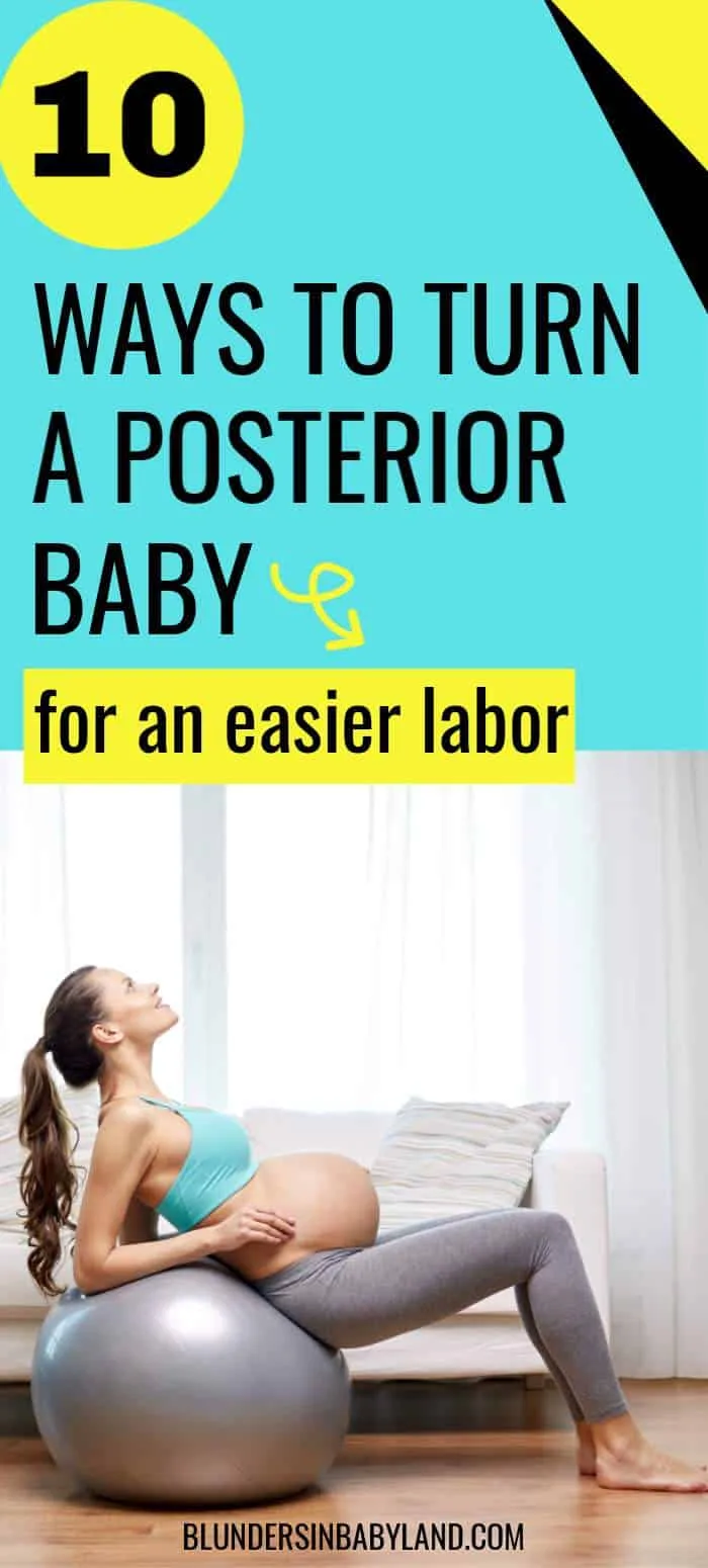 How to Turn a Posterior Baby - Flip a Posterior Baby for Labor