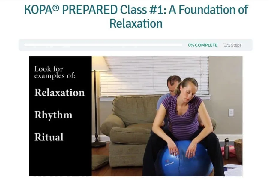 Kopa Prepared Birth Class - Lesson