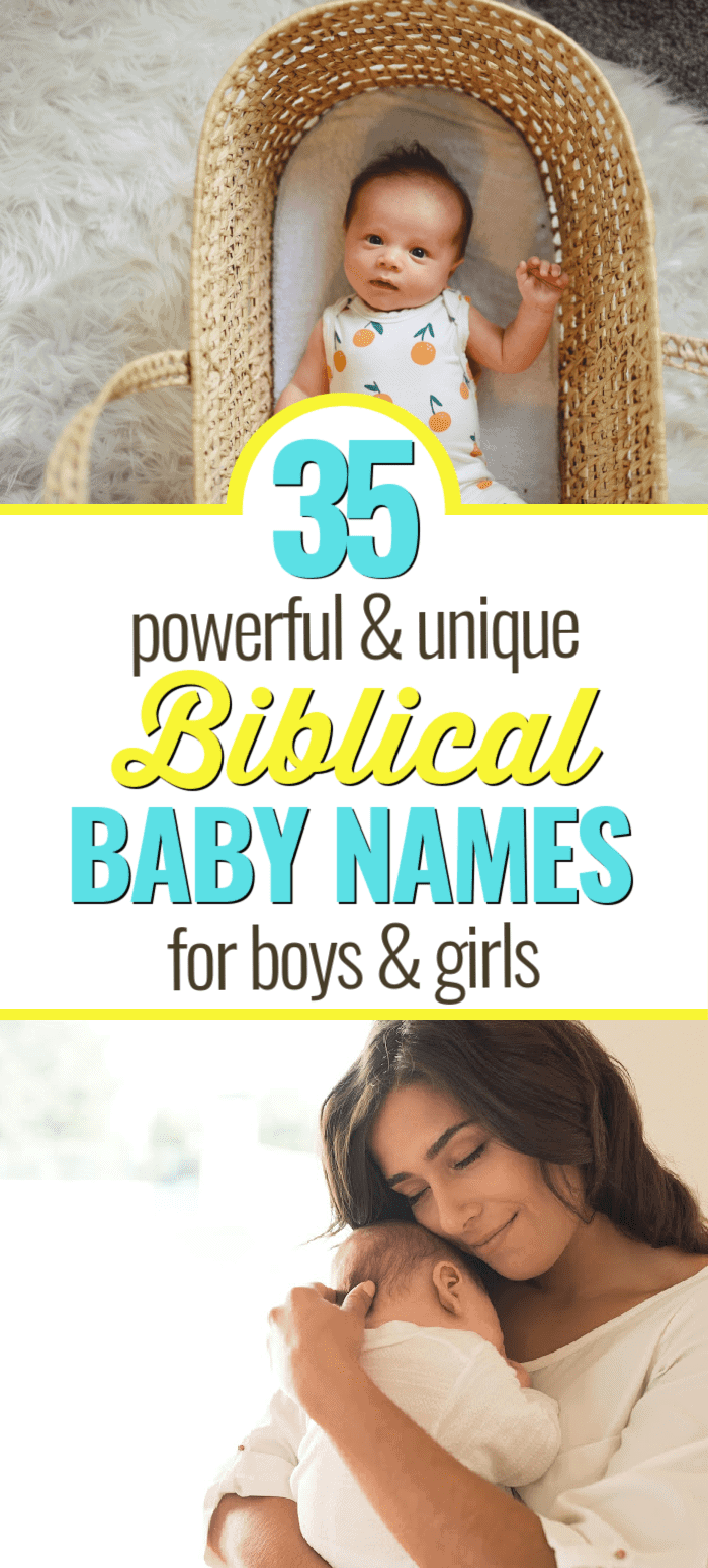 35 Powerful and Unique Biblical Baby Names for Boys and Girls ...