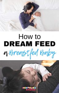 How to Dream Feed a Breastfeeding Baby