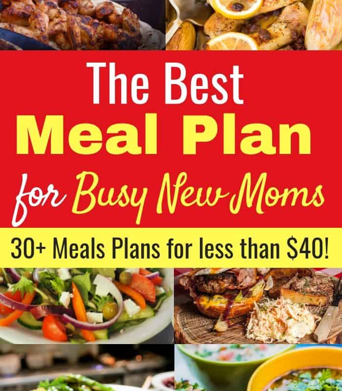 The Best Meal Plan for Busy New Moms
