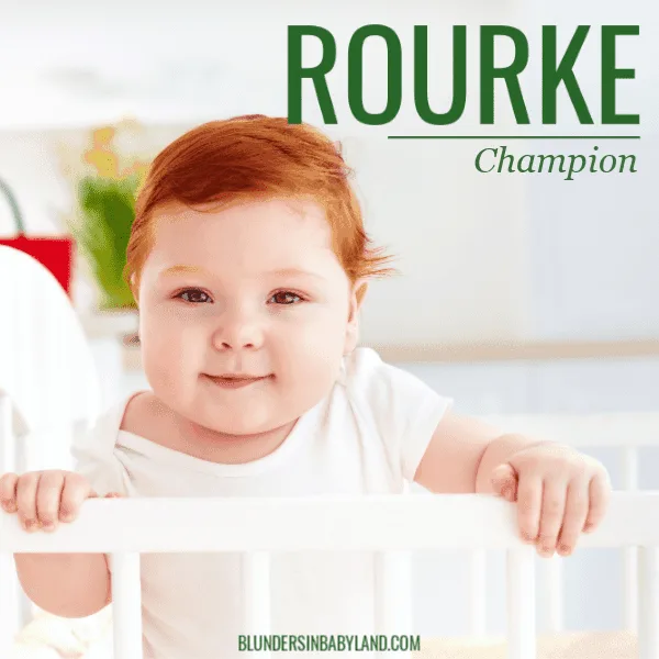 40 Irish Boy Names - Rourke (1)