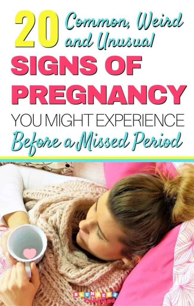 20 Common  Weird Very Early Pregnancy Symptoms You Need -8981