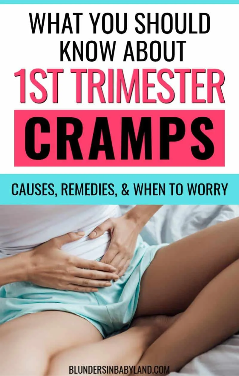 First Trimester Cramps - Early Pregnancy Cramps Tips