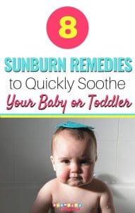 Baby Sunburn Remedies - Baby Sunburn Treatment