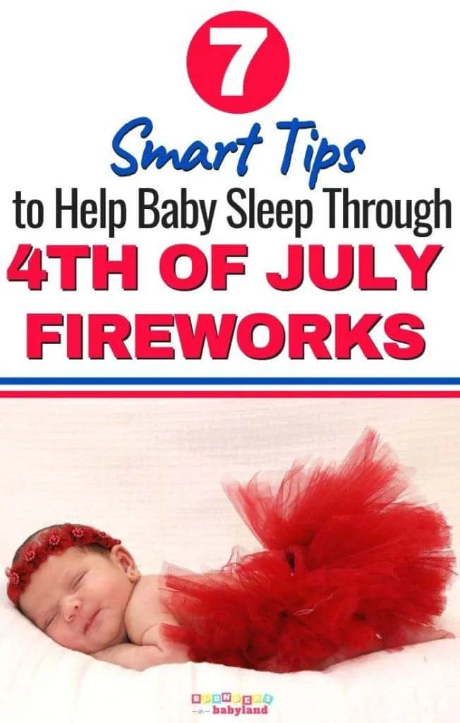 Baby and Fireworks Sleeping - Tips to Help Baby Sleep Through Fireworks