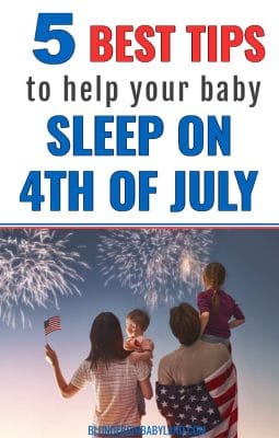 Baby sleep on 4th of july - baby sleep through fireworks