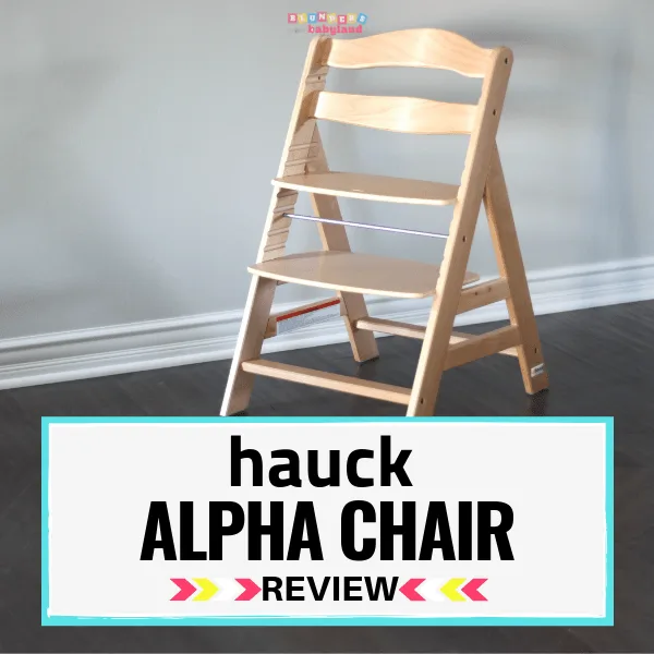 Hauck Alpha Chair Review - Adjustable Wooden High Chair