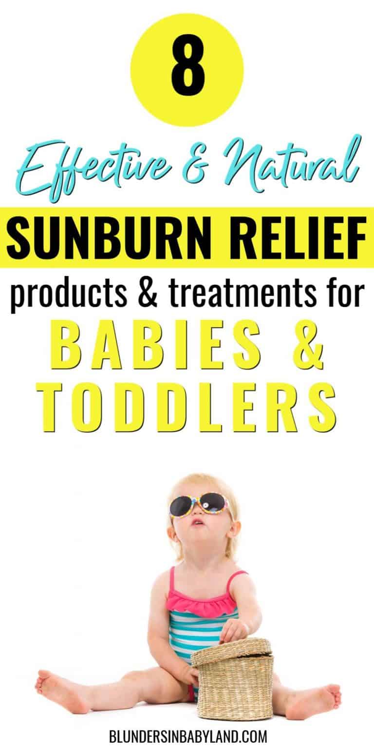 The Best Sunburn Relief for Babies and Toddlers Blunders in Babyland