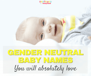 50 Unique & Popular Gender Neutral Baby Names You'll Love - Blunders in ...