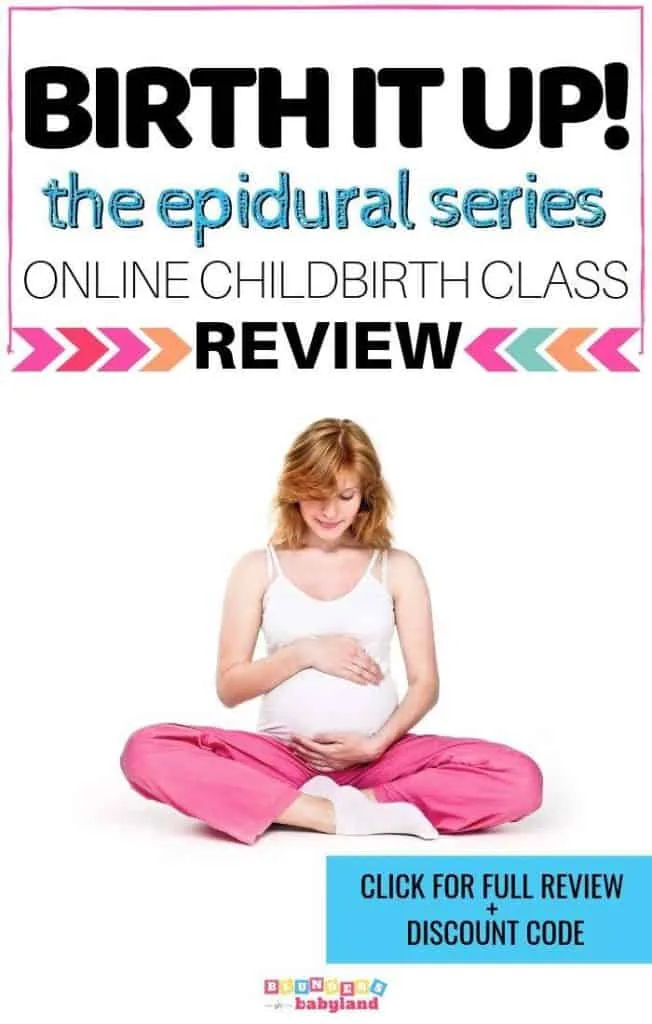 Online Childbirth Class Review - BIRTH IT UP Epidural Series Review