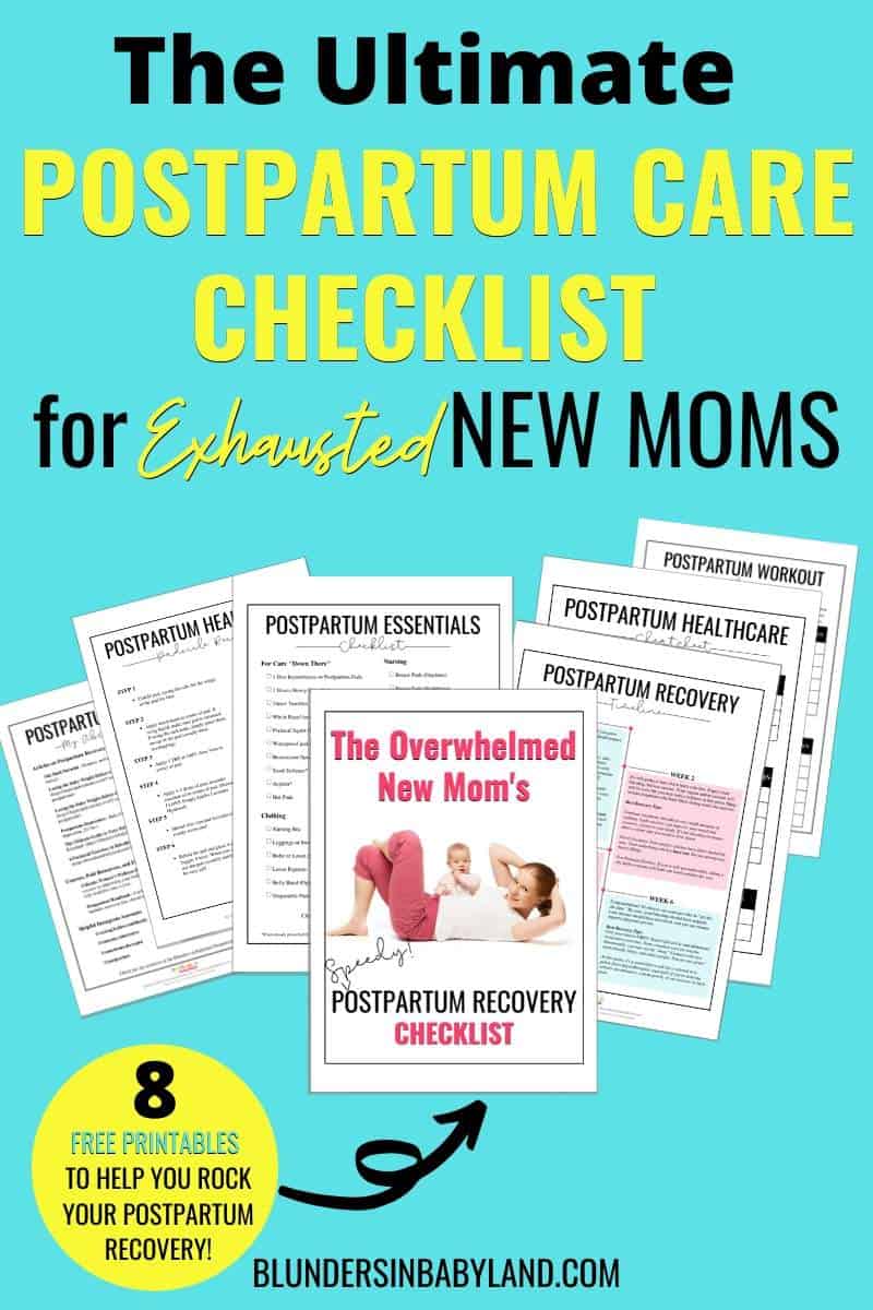 Postpartum Recovery Checklist