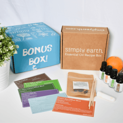 Simply Earth March Box Review - March 2020 Recipe Box and Bonus Box