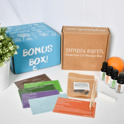 Simply Earth March Box Review - March 2020 Recipe Box and Bonus Box