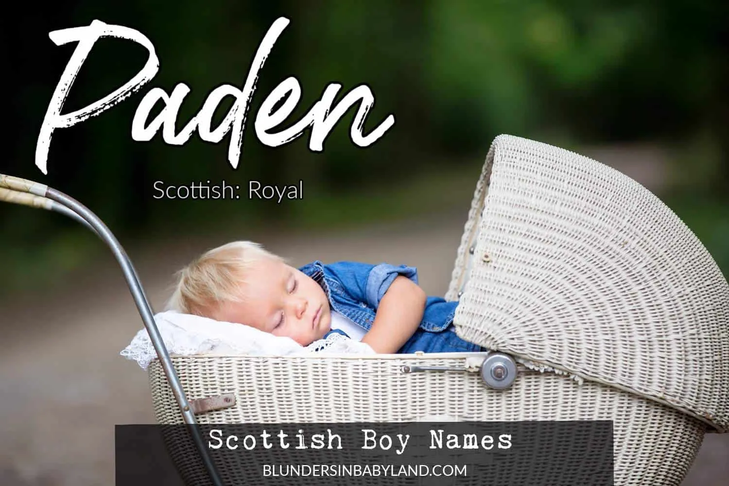 Scottish Boy Names - Paden (1)