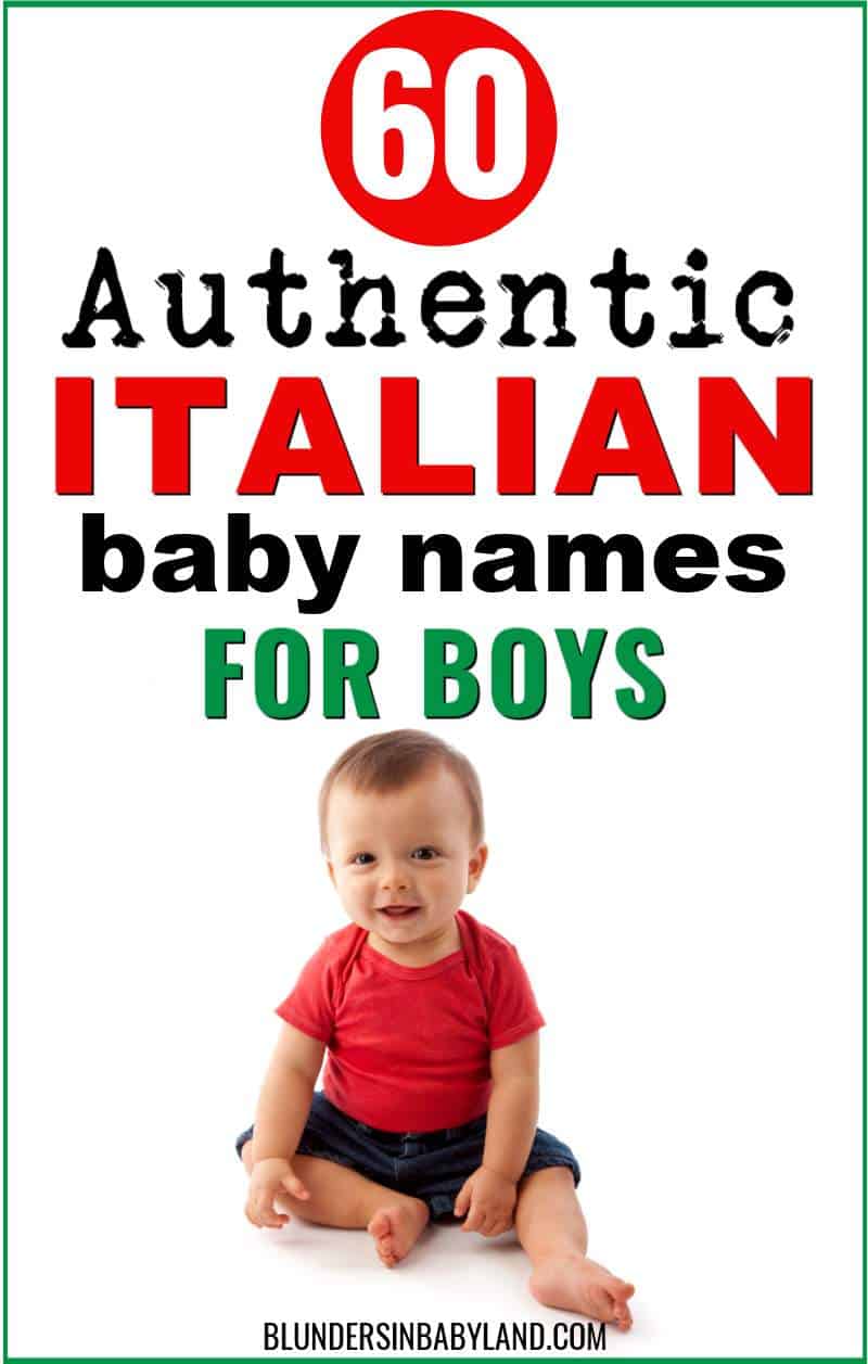 Authentic Italian Boy Names Italian Baby Boy Names List 