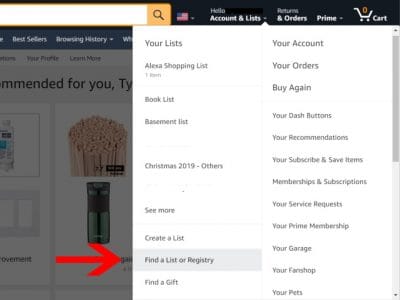 How to Create a Baby Registry on Amazon -2