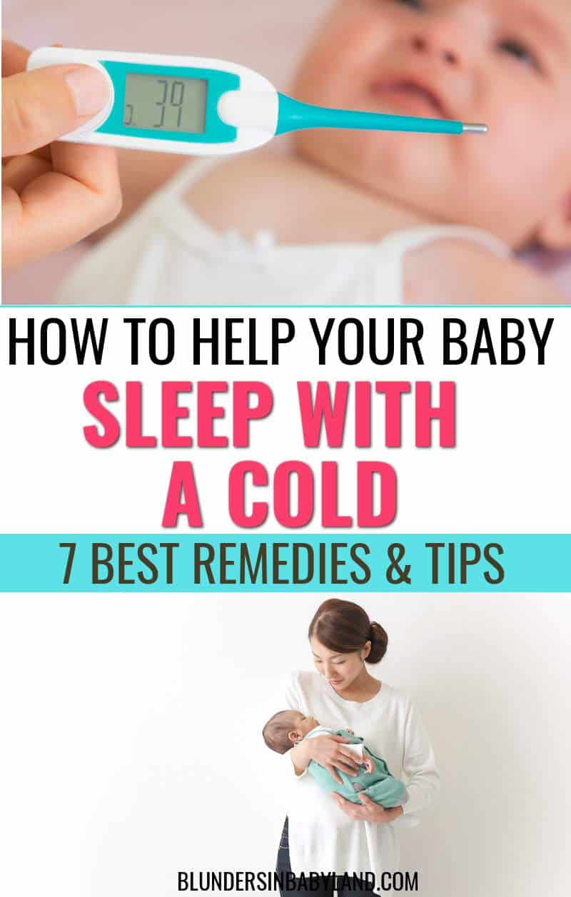 How to Help Your Baby Sleep with a Cold Blunders in Babyland