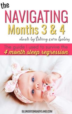Navigating Months 3 and 4 - Taking Cara Babies - 4 Month Sleep Regression (1)