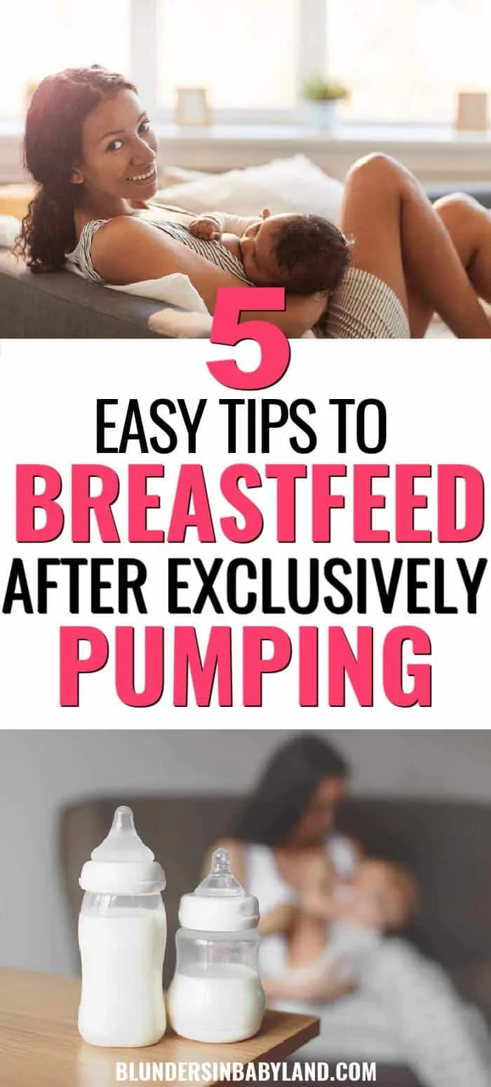 Breastfeed after exclusively pumping (1)