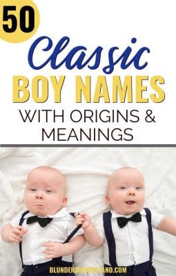 Classic Boy Names - Classical Baby Names for Boys
