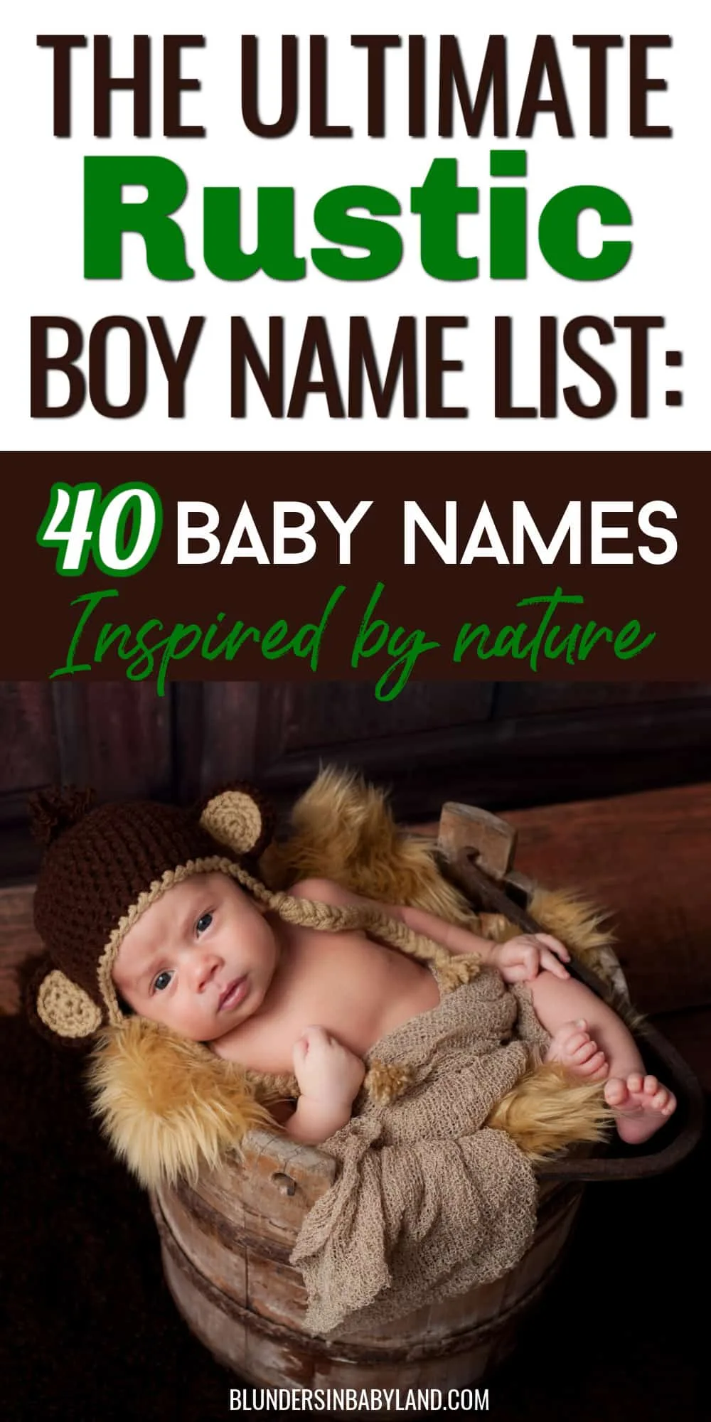 Rustic Boy Names Inspired by Nature - Rustic Baby Names
