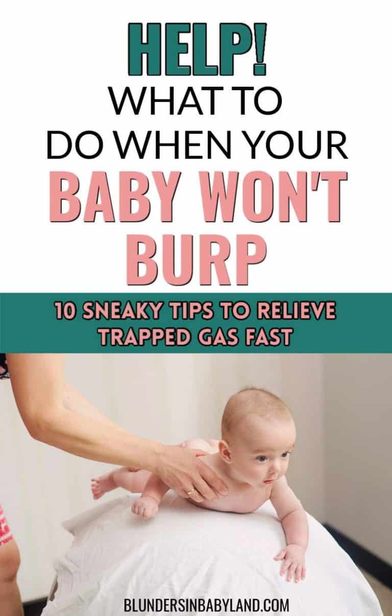 8 FoolProof Tips to Try When Your Baby Won’t Burp