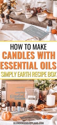Simply Earth Recipe Box - September 2021 Candle Making