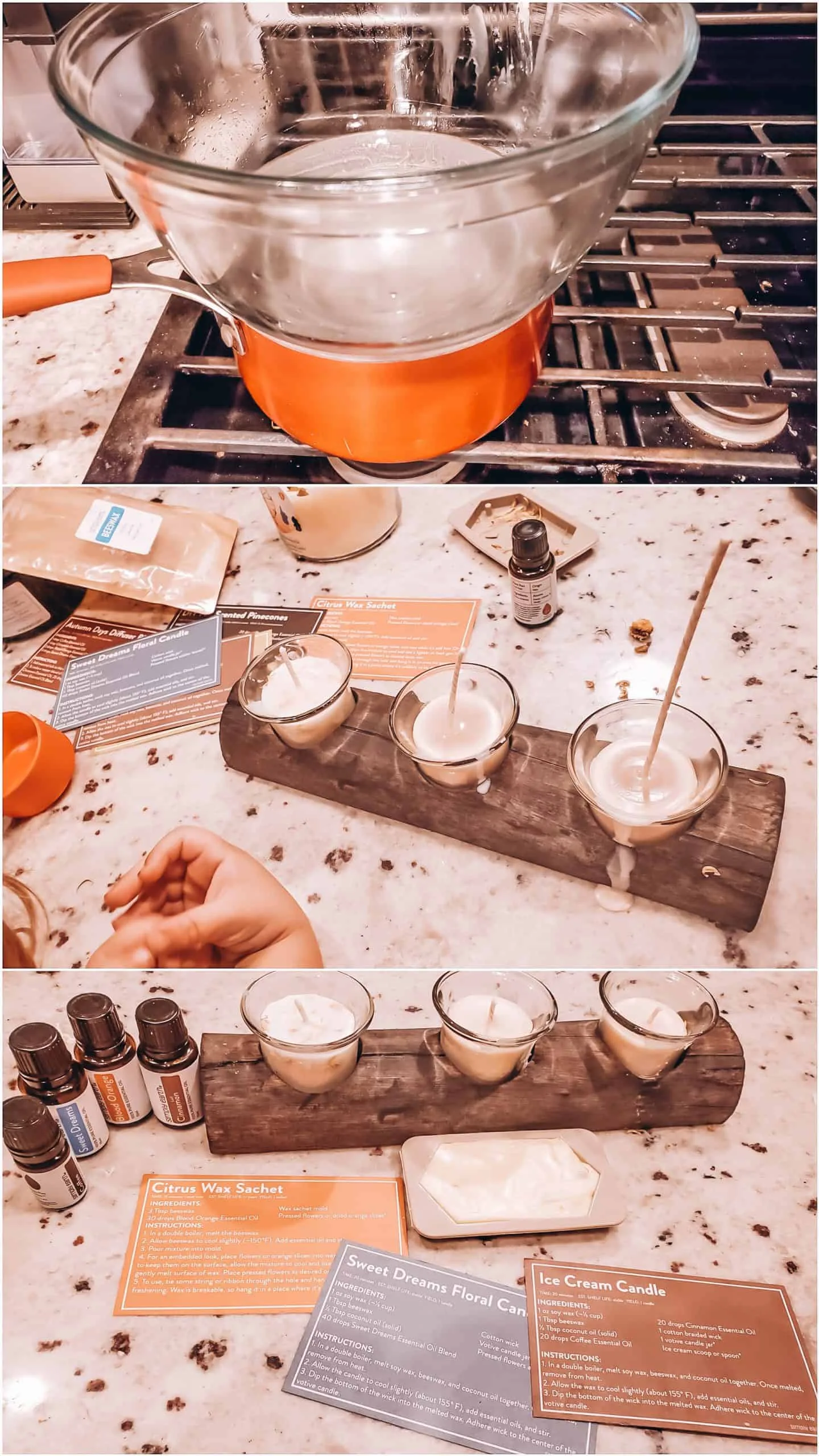 Candle Making with Essential Oils