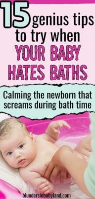 Baby Hates Bath - Baby Bathing Tips (1)