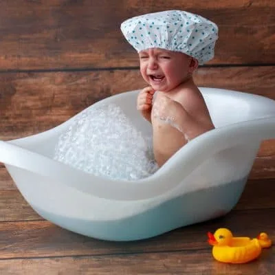 Newborn Baby Hates Bath