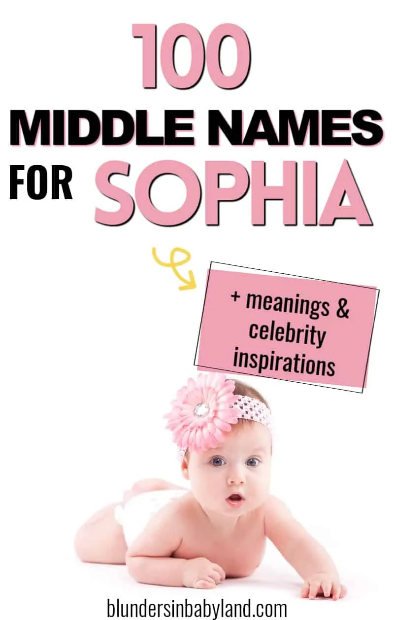 Middle Names for Sophia- Baby Girl Names