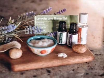 Simply Earth Essential Oils February Box Lavender Love Shower Gel