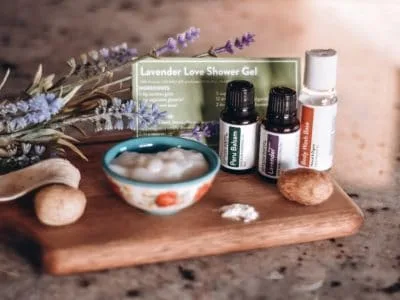 Simply Earth Essential Oils February Box Lavender Love Shower Gel