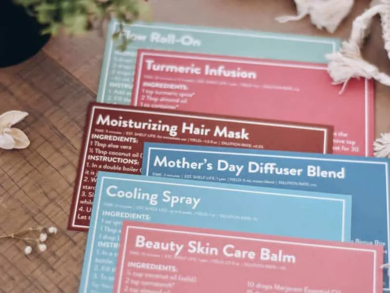 Simply Earth May Box- Recipes (1)