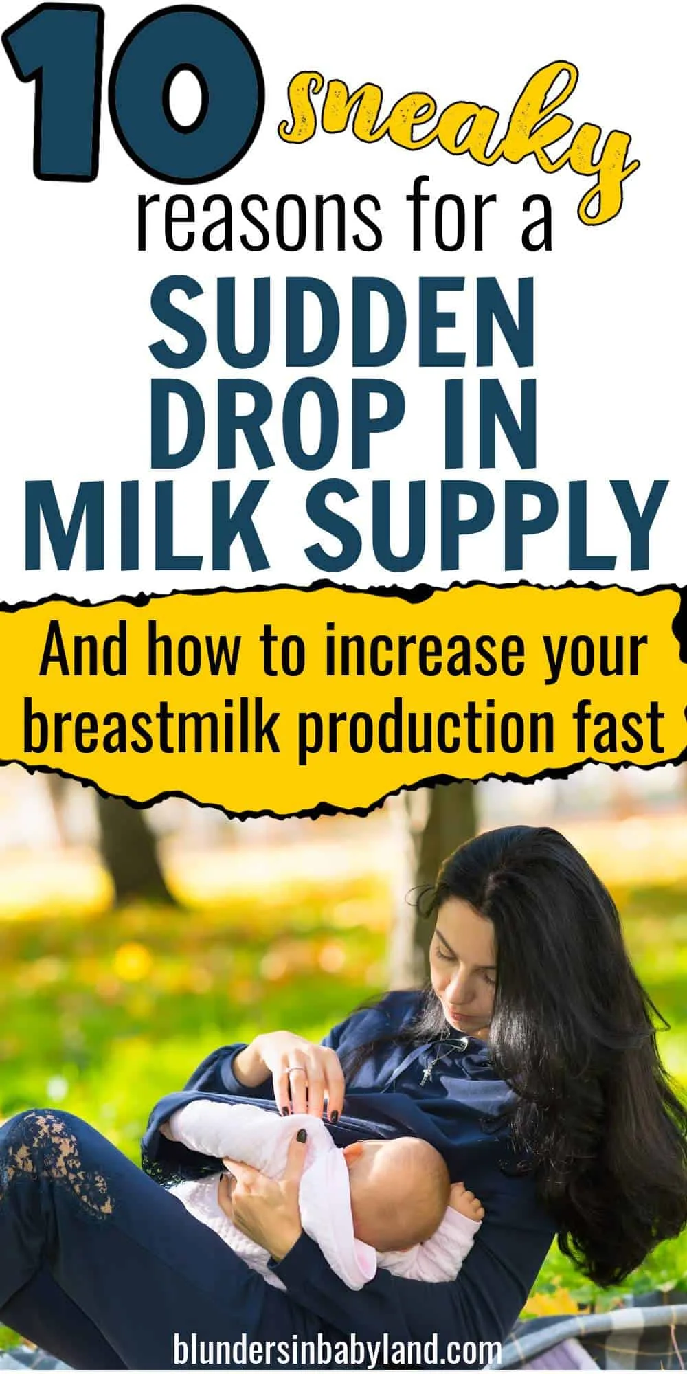 Sudden drop in milk supply (1)