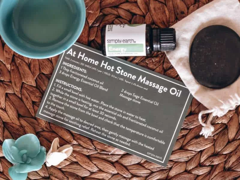 Simply Earth Essential Oils - At Home Hot Stone Massage Oil (1)