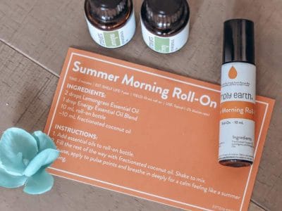 Simply Earth Essential Oils Subscription Unboxing - Summer Morning Roll-On (1)