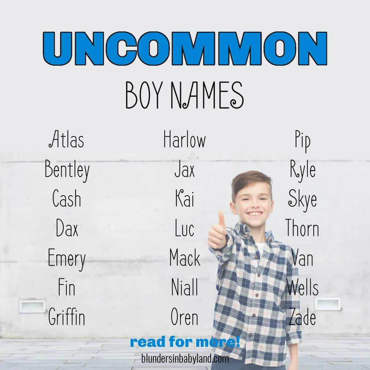 Cute Uncommon Boy Names (1)
