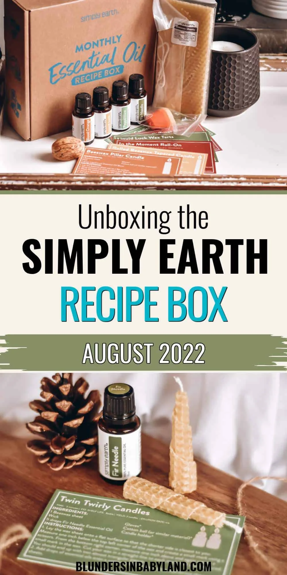 Simply Earth August 2022 Recipe Box Unboxing - Simply Earth Essential Oils (1)