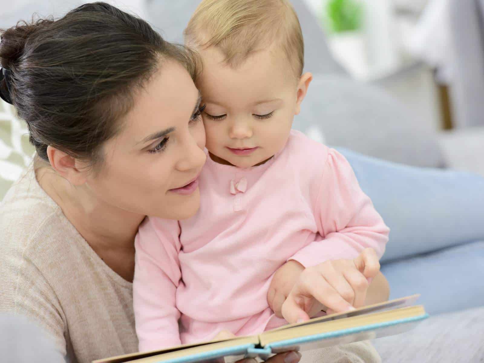 Mother and Daughter Reading