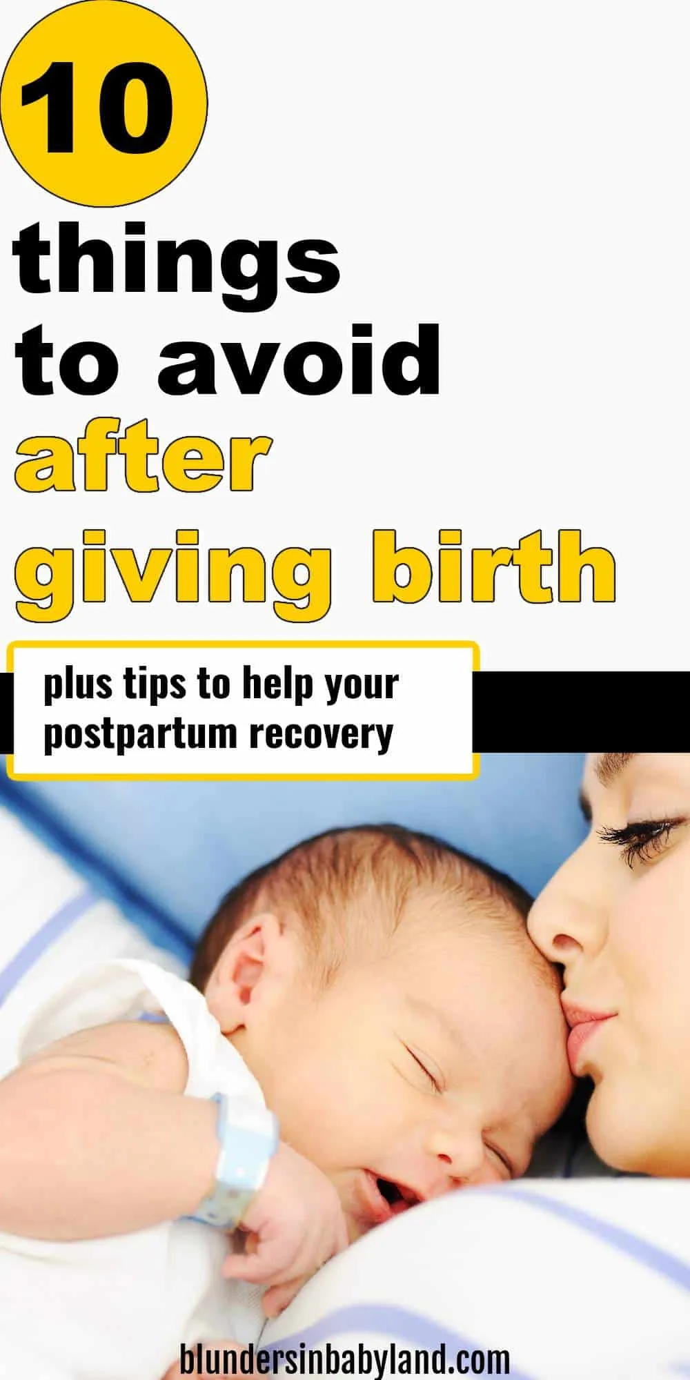 things to avoid after giving birth - (1)
